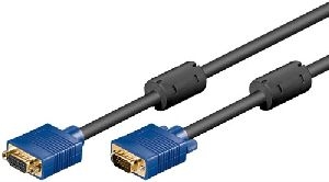 Goobay 93613 Full HD SVGA-Monitorverlängerung, vergoldet VPE Cable Tag Mindestbestellmenge 1
