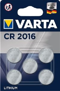 Varta 49615 Professional Electronics CR2016 (6016) - Lithium-Knopfzelle, 3 V