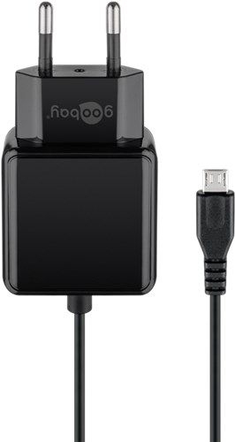 Goobay 49603 Micro-USB-Netzteil (15 W) VPE Retail Polybag Mindestbestellmenge 1