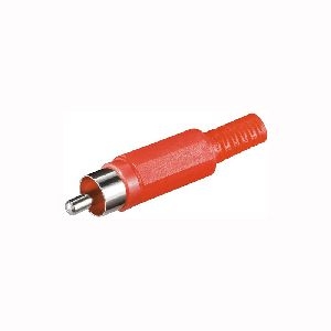 Goobay 11276 Cinch-Stecker Farbversion: Rot