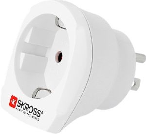 Skross 39772 Länderadapter Europa nach USA VPE Retail Box Mindestbestellmenge 1