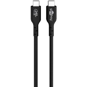 Goobay 61717 Sync & Charge USB-C™-Kabel, USB 2.0, 240 W, 1 m