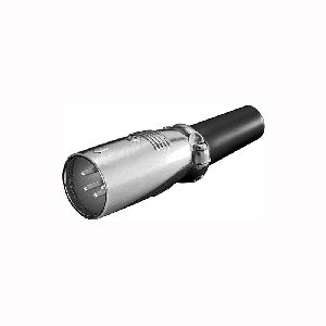 Goobay 11776 Mikrofonstecker, XLR-Stecker (4-Pin), 4 Pin - mit geschraubter Zugentlastung