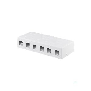 Goobay 79379 Keystone-Leergehäuse 6-port VPE Bulk Mindestbestellmenge 1
