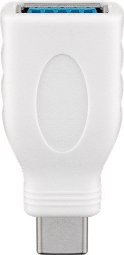 Goobay 66262 USB-Adapter USB-C™ auf USB-A, OTG, weiß VPE Bulk Mindestbestellmenge 1
