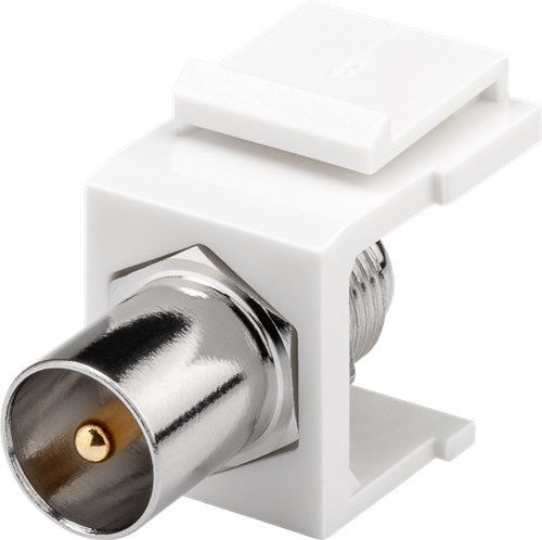 Goobay 79955 Keystone-Modul SAT/Antenne VPE Bulk Mindestbestellmenge 1