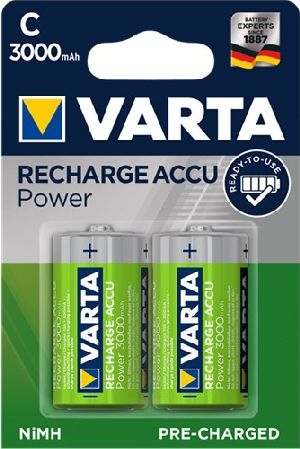 Varta 48271 Ready to Use C (Baby)/HR14 (56714) Akku - 3000 mAh, 2 Stk. Blister - LSD-NiMH Akku (Read