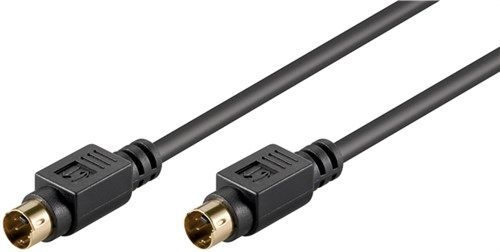 Goobay 50058 S-Video-Verbindungskabel, einzeln geschirmt VPE Cable Tag Mindestbestellmenge 1