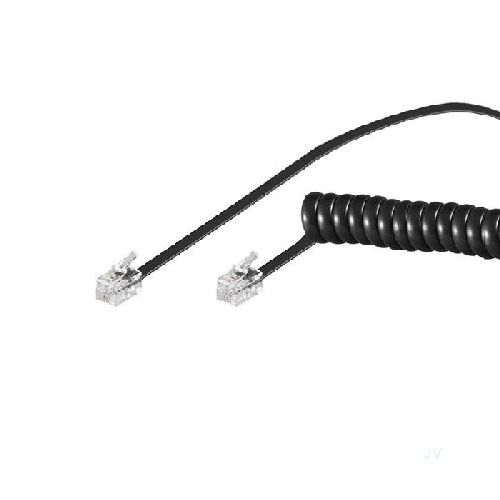 Goobay 68002 Telefonhörer-Spiralkabel VPE Bulk Mindestbestellmenge 1