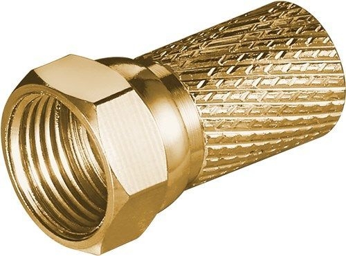 Goobay 51868 Aufdreh-F-Stecker 7,0 mm VPE Bulk Mindestbestellmenge 100