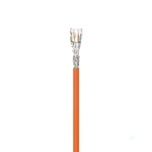 Goobay 91890 CAT 7A Netzwerkkabel, S/FTP (PiMF), orange