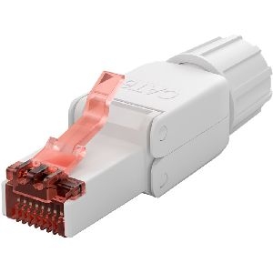 Goobay 65942 CAT 6 feldkonfektionierbarer RJ45-Stecker, UTP ungeschirmt VPE Bulk Mindestbestellmenge 1