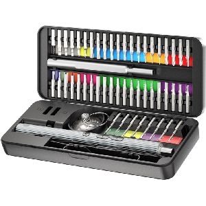 Goobay Tools 77839 58in1 Elektrischer Schraubendreher mit 50-tlg. Präzisions-Bitsatz VPE Retail Box Mindestbestellmenge 1