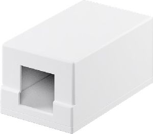 Goobay 79355 Keystone-Leergehäuse 1-port VPE Bulk Mindestbestellmenge 1