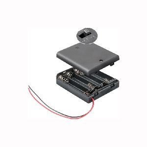 Goobay 11473 4x AA (Mignon) Batteriehalter VPE Bulk Mindestbestellmenge 10