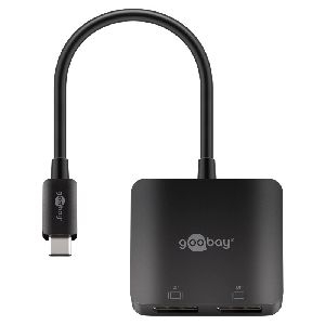Goobay 60171 USB-C™-Adapter auf 2x DisplayPort™