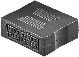 Goobay 50771 Scart-Adapter (Kupplung) VPE Bulk Mindestbestellmenge 1
