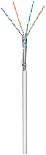 Goobay 95708 CAT 5e Netzwerkkabel, SF/UTP, grau VPE Pull-out-Box Mindestbestellmenge 1