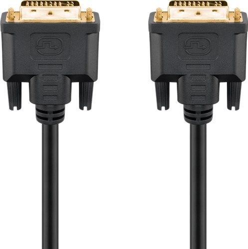 Goobay 69203 DVI-I Full HD-Kabel Dual Link, vergoldet VPE Bulk Mindestbestellmenge 1