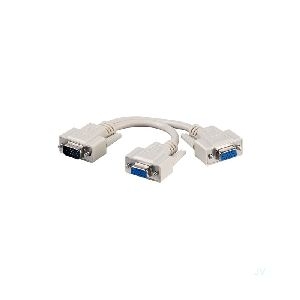 Goobay 95138 VGA-Adapterkabel Kabellänge: 0.2 m