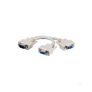 Goobay 95138 VGA-Adapterkabel Kabellänge: 0.2 m