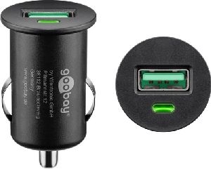 Goobay 45162 Quick Charge USB-Auto-Schnellladegerät (18 W) VPE Retail Polybag Mindestbestellmenge 1