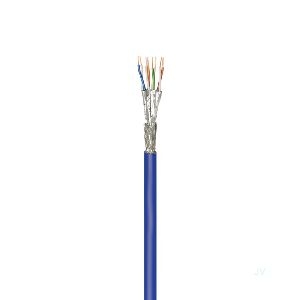 Goobay 91895 CAT 7A+ Netzwerkkabel, S/FTP (PiMF), blau