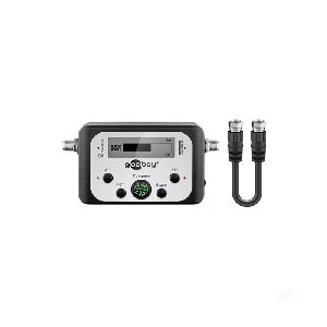 Goobay 67140 Satelliten-Finder mit digitaler Pegelanzeige + akustischem Signalton :