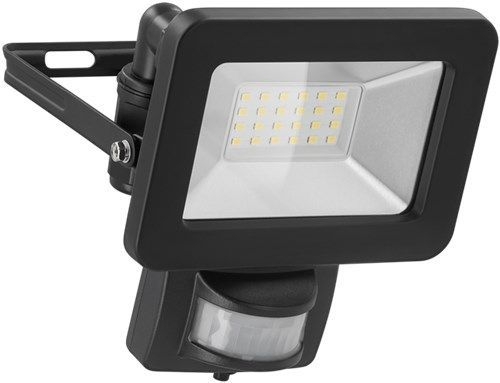Goobay 53879 LED-Außenstrahler, 20 W, mit Bewegungsmelder VPE Retail Box Mindestbestellmenge 1