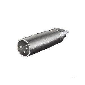 Goobay 27456 XLR-Adapter, Cinch-Stecker zu XLR-Stecker