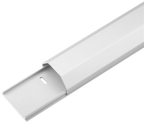 Goobay 90728 Halbrunder Aluminium-Kabelkanal VPE Retail Box Mindestbestellmenge 1