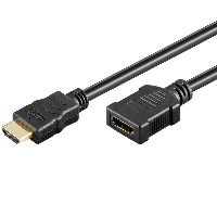 Goobay\61308\High-Speed-HDMI™-Verlängerungskabel mit Ethernet Kabellänge: 1.5 m