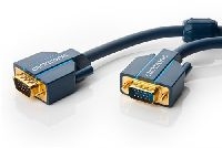Clicktronic 70353 VGA-Kabel, 5 m - Premium-Kabel | 1x VGA-Stecker 1x VGA-Stecker | 5,0 m | SXGA @