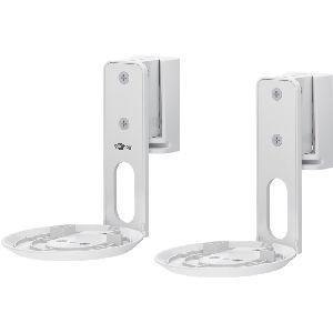 Goobay 71982 Lautsprecher-Wandhalterung Modern Era 1 Flex, weiß