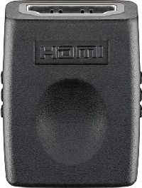 Goobay 68688 HDMI™-Adapter (Kupplung), vernickelt, Schwarz - HDMI™-Buchse (Typ A) > HDMI™-Buchse (Ty