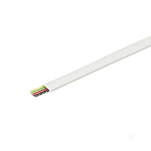 Goobay 50268 Telefonflachkabel 4-adrig, 100 m Rolle, AWG 30, CU (Kupfer) VPE Cable spool-drum Mindestbestellmenge 1
