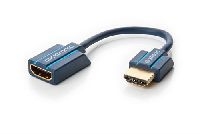 Clicktronic 70700 HDMI™-Flexadapter, 0.1 m - Premium-Kabel | 1x HDMI™-Stecker 1x HDMI™-Buchse | 0,1 m | UHD 4K @ 60 Hz