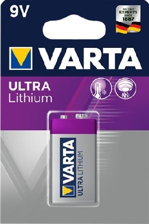 Varta 49596 6F22/9 V Block (6122) Batterie, 1 Stk. im Blister VPE Retail Blister Mindestbestellmenge 1