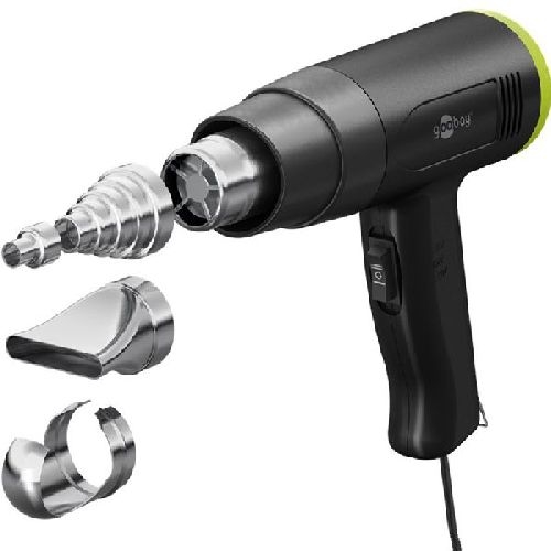 Goobay Tools 77822 Heißluftpistole Superior, 1500 W VPE Retail Box Mindestbestellmenge 1