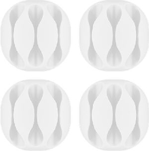 Goobay 70373 Kabelmanagement 3-Slots, weiß VPE Retail Blister Mindestbestellmenge 1