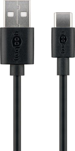 Goobay 38675 USB-C™ Lade- und Synchronisationskabel VPE Retail Polybag Mindestbestellmenge 1