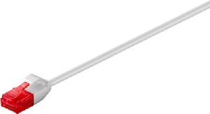 Goobay 93734 CAT 6 Slim-Patchkabel, U/UTP, grau Kabellänge: 10 m
