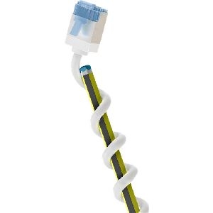 Goobay 74341 Ultraflexibles CAT 6A Patchkabel, slim, U/FTP, weiß Kabellänge: 15 m