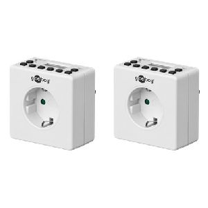 Goobay 55541 2er-Set, Digitale Zeitschaltuhr :