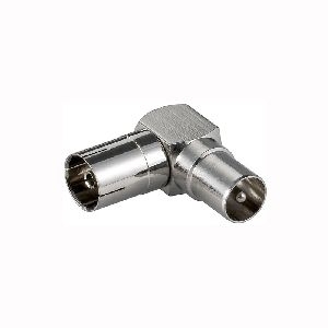 Goobay 11391 Koax-Winkeladapter: Koax-Buchse > Koax-Stecker 90° VPE Bulk Mindestbestellmenge 10