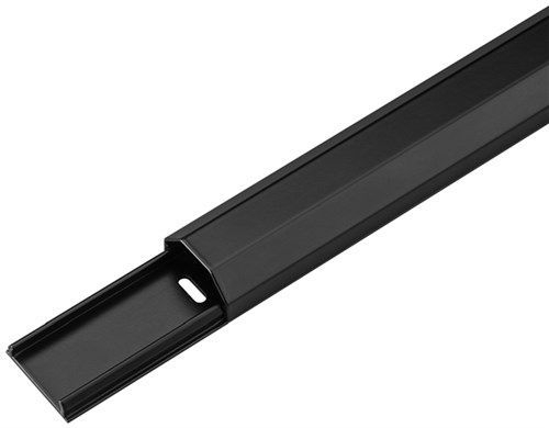 Goobay 90723 Halbrunder Aluminium-Kabelkanal VPE Retail Box Mindestbestellmenge 1