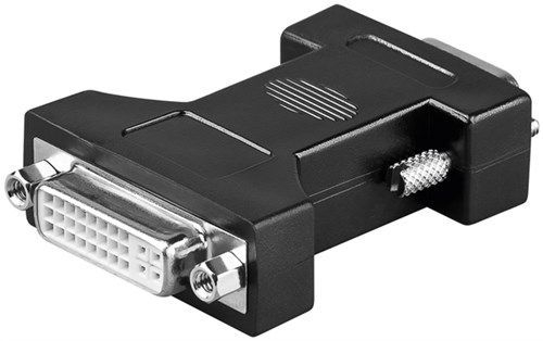 Goobay 68029 Analoger DVI/VGA Adapter, vernickelt VPE Bulk Mindestbestellmenge 1