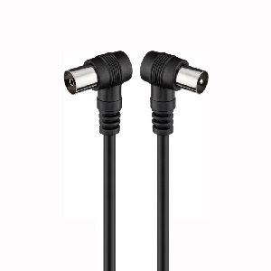 Goobay 11525 Gewinkeltes Antennenkabel ( VPE Bulk Mindestbestellmenge 1