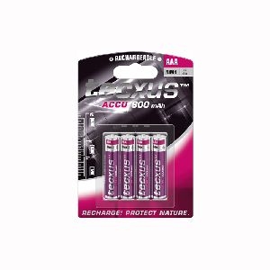 Tecxus 14112 AAA (Micro)/HR03 Akku - 600 mAh, 4 Stk. im Blister VPE Retail Box Mindestbestellmenge 1