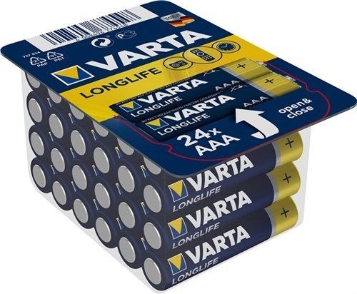 Varta 40879 LR03/AAA (Micro) (4103) Batterie, 24 Stk. in Box VPE Retail Blister Mindestbestellmenge 12